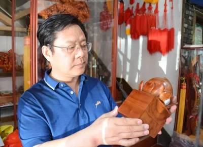 桃木旅游商品扮靚肥城城市名片